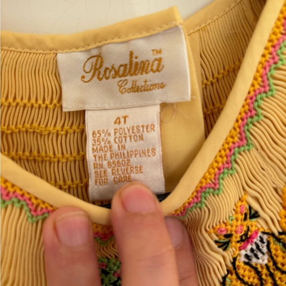 Rosalina smocked cat themed dress 4T - Picture 4 of 4